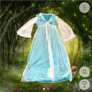 Whimsical night gown!! 🍄🧚🏼‍♀️🐞🐌🌲